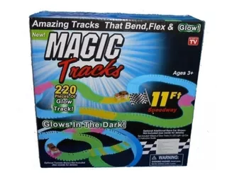 Pista Luminosa Magic Tracks De 220 Piezas