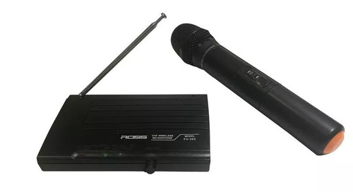 Micrófono Inalámbrico De Mano Canto Voces Ross Fv 302 Vhf