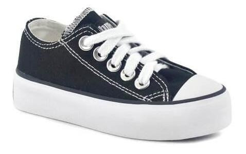 Zapatilla John Foos Niño Tween Plataforma Negro