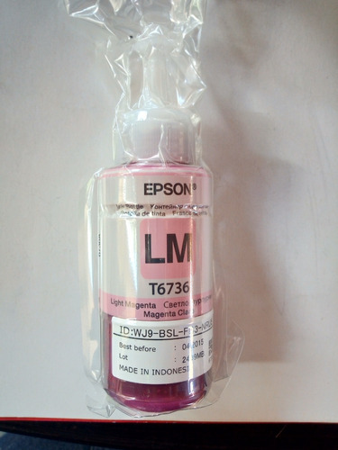 Epson Botella De Tinta Magenta Para L800 T673620