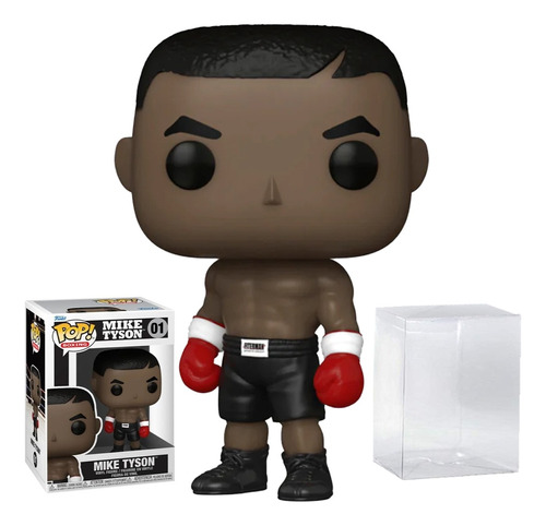 Funko Pop Mike Tyson 01 Boxing Box Chavez Tayson Protector 