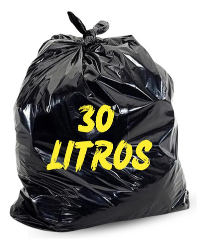 Saco De Lixo 30 Litros Resistente 50 Unidades