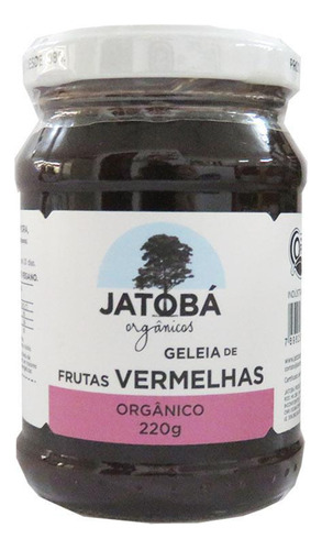 Geleia De Frutas Vermelhas Orgânicas 220g - Jatobá