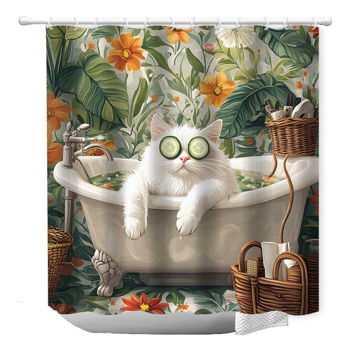 Cortina De Ducha W Holiday Decoration Home Bathroom Dry And