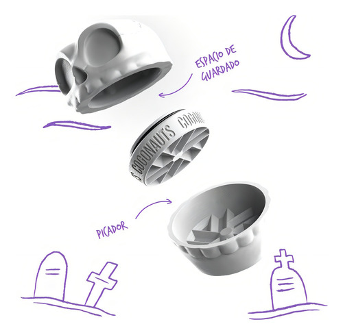 Cogonauts Donn - Picador Coleccionable Color Blanco