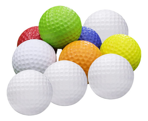 Pelota Golf Uso Diario Bola Blanco Para Practicar Regalo 10