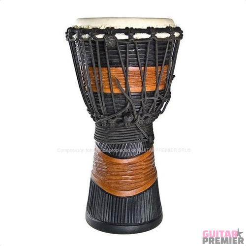 Imagen 9 de 9 de Djembe De Madera Caoba Street Brn/bk Small Toca Tssdj-sb Pro