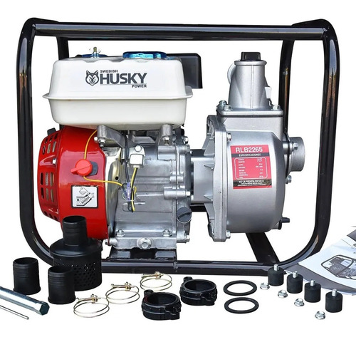 Motobomba De Agua A Gasolina Husky 2x2 PuLG 6.5 Hp Nueva 