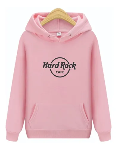 Buzo Hoodie Con Capota Estampado Hard Rock Caf Cuotas sin inter s