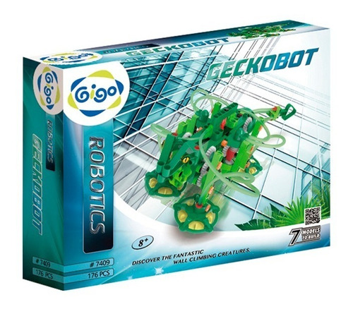 Imagen 1 de 10 de Robot Geckobot Gigo 7409 Para Armar Experimento Robotica Edu