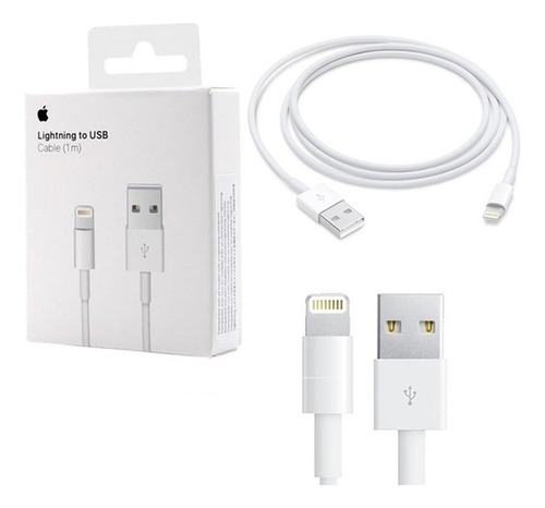 Cable Apple Lightning A Cable Usb 1 M iPhone iPad 