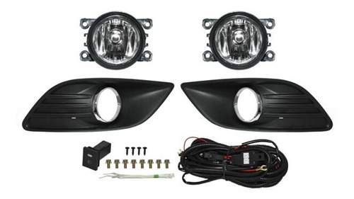 Set Faros Niebla C/parrilla Ford Focus 09/11 Generica