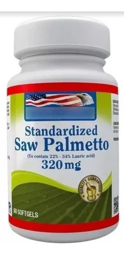 Saw Palmetto 320mg X60 Softgels - Unidad a $1150