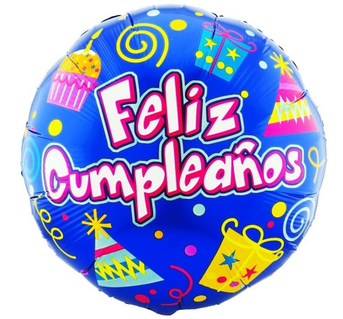 Docena Globos De Aluminio Feliz Cumpleaños De 18´´o 45c