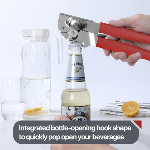 Abrelatas Comercial, Abrelatas De Manivela Manual Resistente