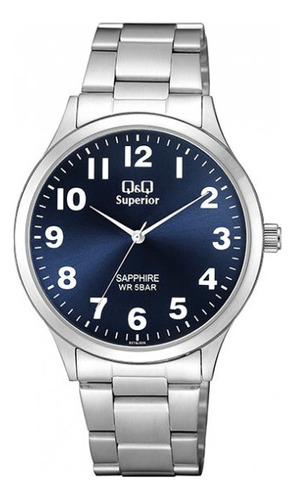 Reloj Para Hombre Q&q Superior S278j205y Plateado