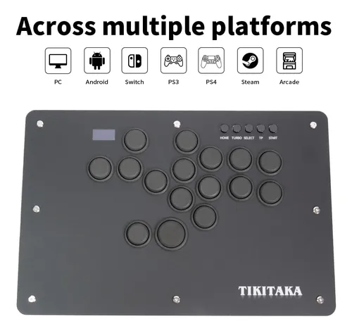 Tikitaka Arcade Stick T16b Gamerfinger Con Turbo Functions
