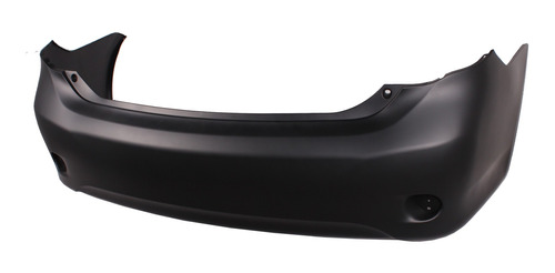 Parachoque Trasero Negro Liso Toyota Corolla 2008-11