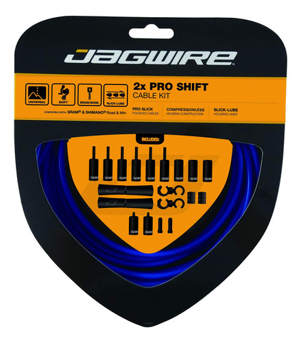 Jagwire - Kit De Cambio Universal 2x Pro | Para Bicicleta De