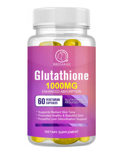 Bbeeaauu Glutathione 1000mg 60 Cápsulas Vegetarianas 