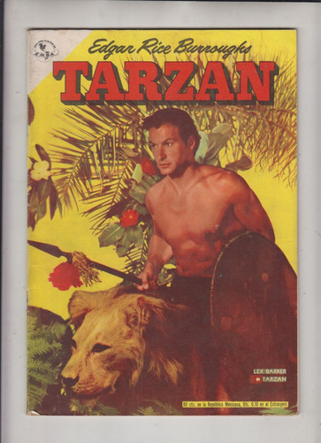 1953 Tarzan Nº 15 Mexico Emsa Lex Barker Excelente Estado