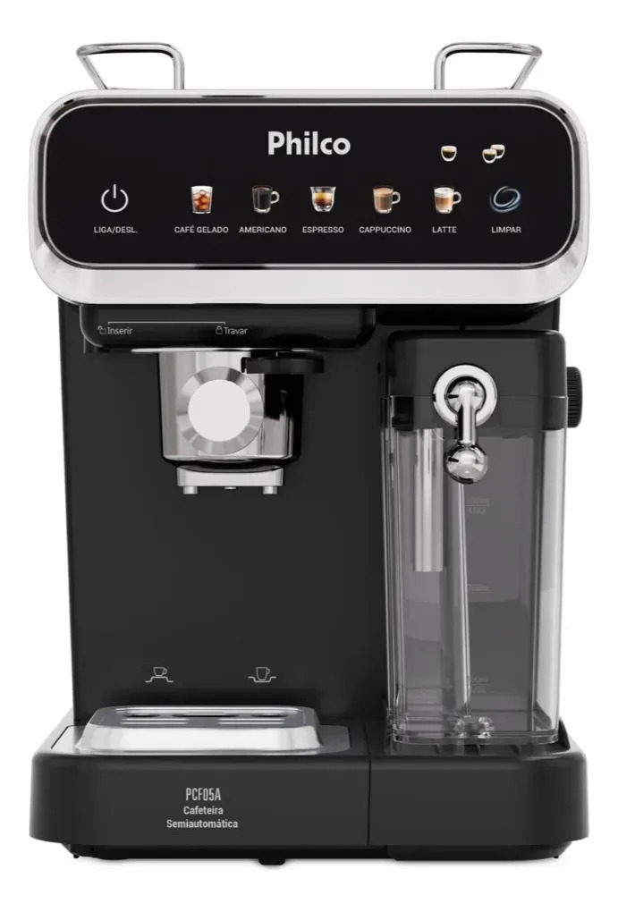 Cafeteira Expresso & Cápsulas Philco 20bar 5 Em 1 Pcf05a Preta