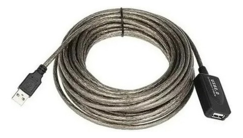 Cabo Extensor Usb 2.0 Ativo Amplificado 10m Macho Fêmea