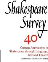 Comprar Shakespeare Survey Paperback Set: Shakespeare And History...