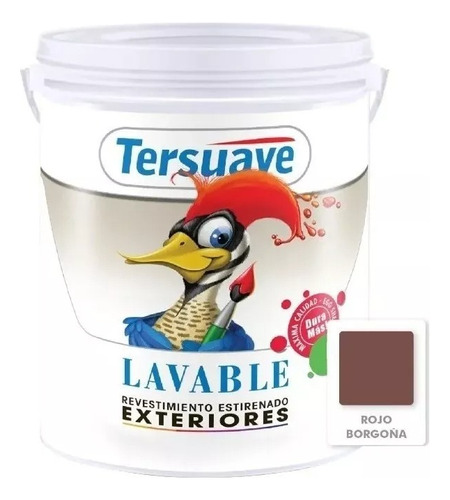 Latex Ext. Acrilico Lavable Tersuave X 1lts Colores - Umox