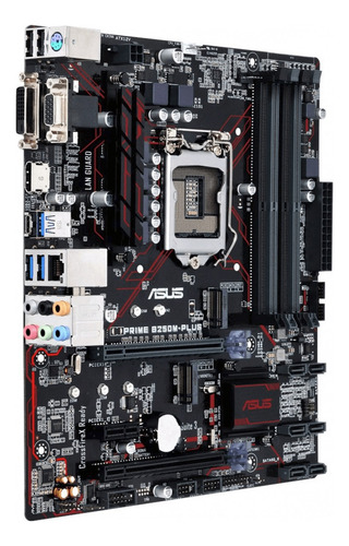 Placa Mãe Asus Prime B250m-plus Lga 1151 Chip B250 Cossfiire Oem 64gb Gamer Dual Ssd M.2