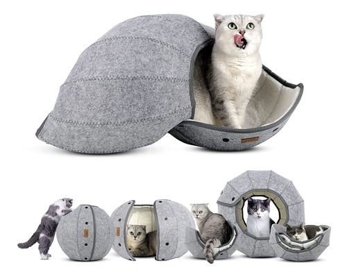 Cucha Para Gatos Interactiva - Plegable.