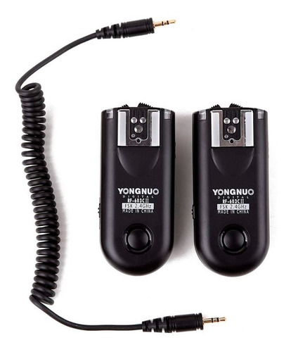 Trigger Yongnuo Rf-603ii Para Canon, 2 Unidades+cable C1
