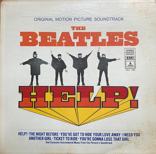 Disco Lp - The Beatles / Help! (the Original Motion Picture)