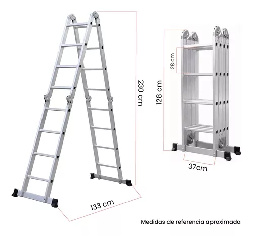 Escalera Aluminio Plegable