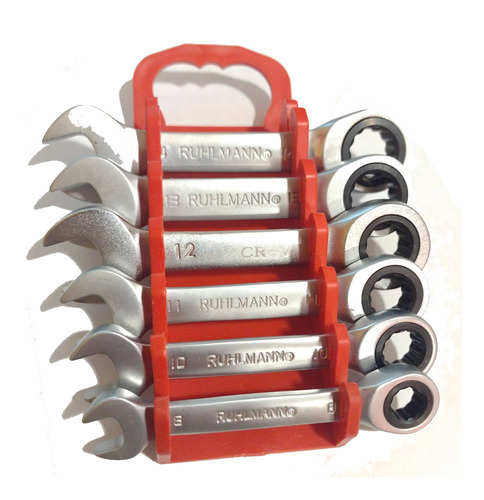 Set Kit Llaves Combinadas Corta Crique 6 Pc 8 A 14 Ruhlmann