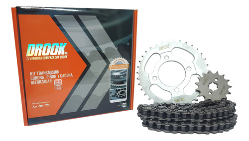 Kit Transmision Moto Drook 16/43t 428h-118 Cg Titan150 Refor