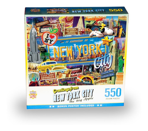 Rompecabezas: Greetings From New York City - 550 Piezas