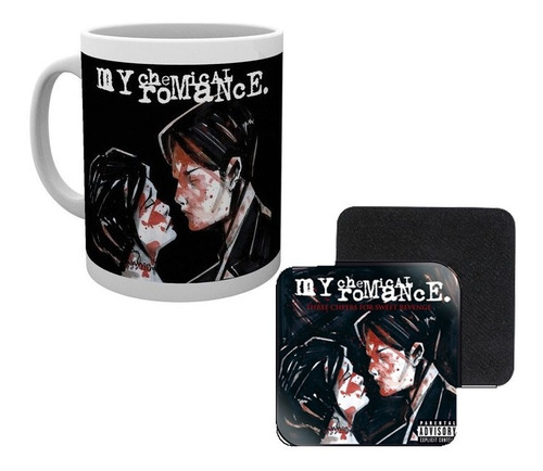 Taza Y Portavasos Paq My Chemical Romance Revenge