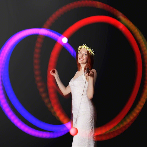 Imagen 3 de 5 de Bolas Poi Led Flashingblinkylights, Multicolores, Pack De 2