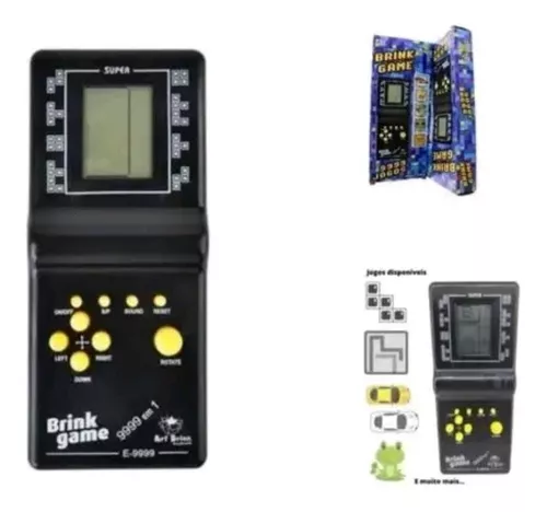 Mini Game Com 9999 Jogos Divertidos Retrô Kit Com 3 Consoles - Tem Tem  Digital - Brinquedos e Papelaria, aqui tem!