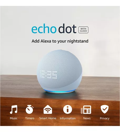 Echo Dot Alexa 5ta Generación / Azul, Asistentes de voz, Hogar  inteligente, Hogar, Todas, Categoría