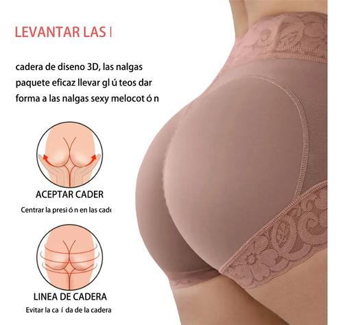 Para . Short Faja Mujer Invisible Reductora Levanta Pompa