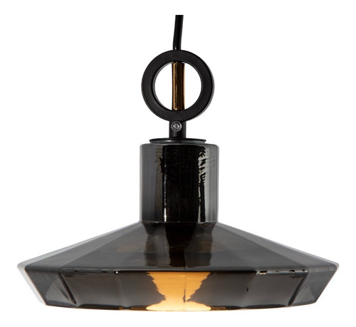 Lámpara Colgante Negra E27 40w 1 Luz Color Negro Lumimexico H9044-1
