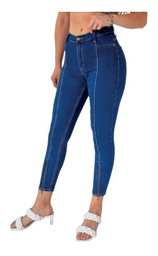 Jeans Azul Elasticado Mujer / Excelente Calce / Envió Gratis