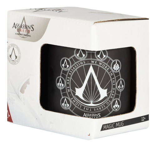 Taza Mágica Assassins Creed Legacy Logo Collection Color Negro