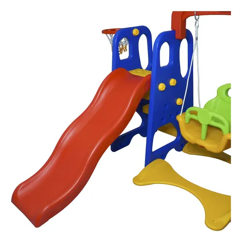 Tobogán infantil 7 en 1 con estructura de escalada, canasta de baloncesto y túnel, para interiores y exteriores, juego de diapositivas de plástico para niños a partir de 1 año, juego de diapositivas Tobogán infantil 7 en 1 con estructura de escalada, canasta de baloncesto y túnel, para interiores y exteriores, juego de diapositivas de plástico para niños a partir de 1 año, juego de diapositivas