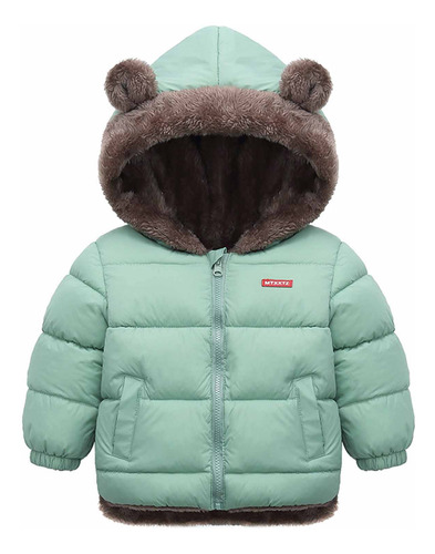 Chaqueta Acolchada De Forro Polar De Invierno Para Niños Y N