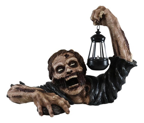 Linterna Zombi, Lámpara De Decoración De Halloween, Estatua