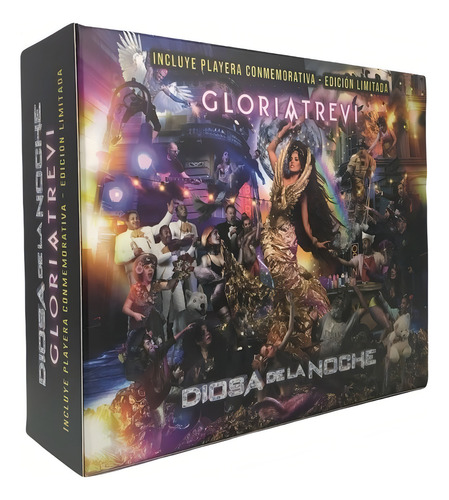 Gloria Trevi - Diosa De La Noche - Boxset Disco Cd + Playera