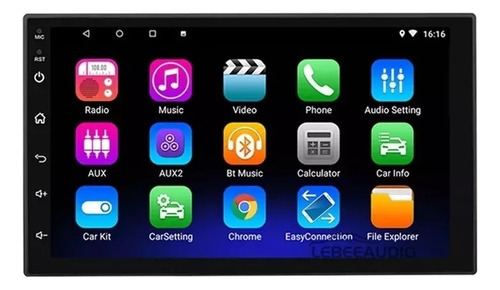 Estéreo De Coche Android 9.1 1 Din Con Gps Wifi Cámara